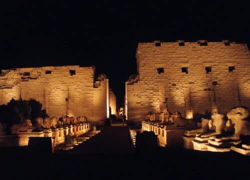 Sound and Light Show at Karnak Temple